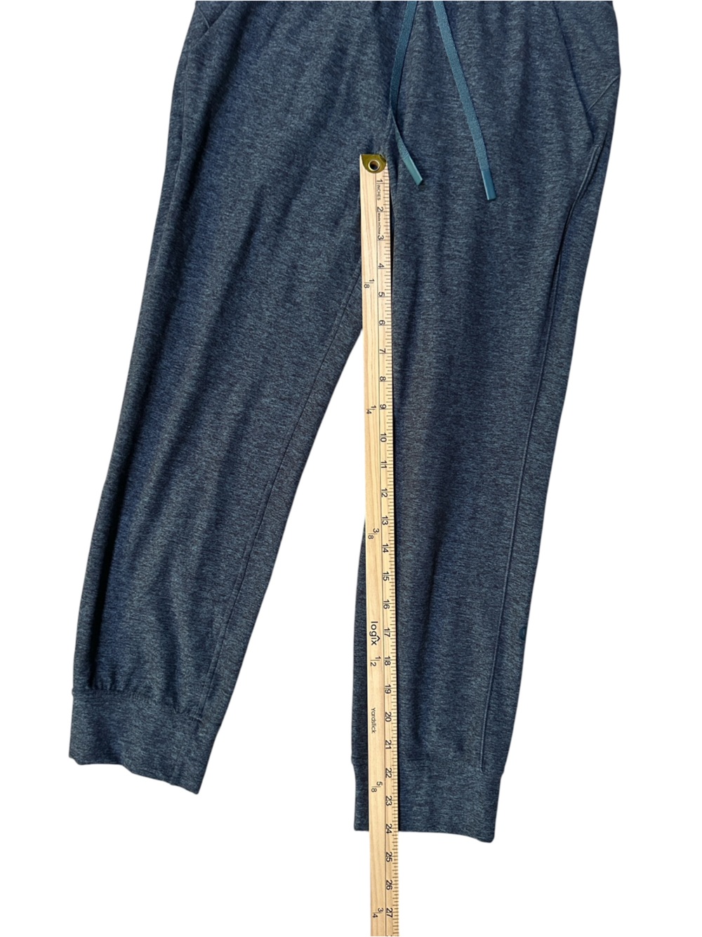 lululemon Ready to Rulu Crop Jogger Heather Tidewater Teal Black Size 4 W6BJ1S - Picture 6 of 7